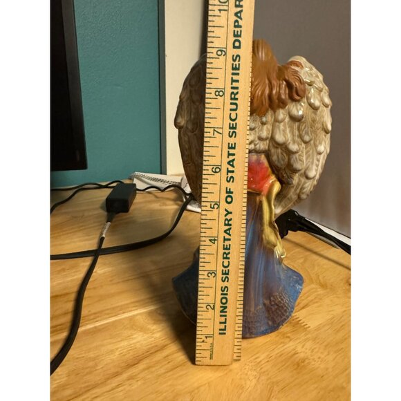 Vintage Ceramic Angel Of Peace hand painted Statue Figurine With Dove Of Peace 1 - Picture 7 of 8